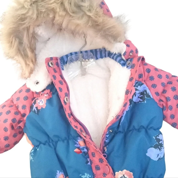 Matilda Jane Rosy Cheeks Footed Snowsuit Size 6-12 mos. - Picture 4 of 6